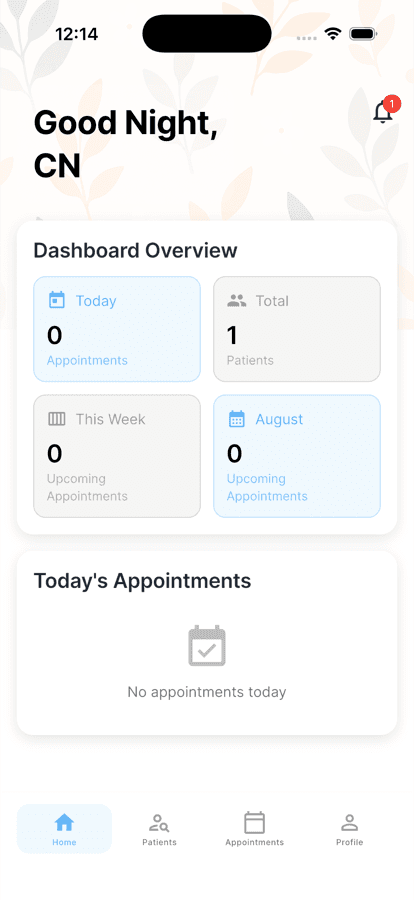 Care Navigator dashboard overview